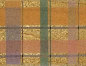 Hero Arts - Design Elements Plaid Wood Mounted Rubber Stamp