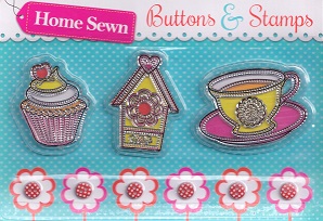 Home Sewn - Buttons & Stamps