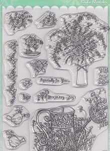 Hunkydory - Clearly Stamps - Birdie Blossoms Clear Stamp