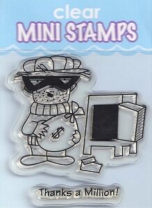 Inkadinkado - Thanks A Million Mini Clear Stamps