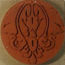 Judikins - Damask Cube Rubber Stamp Block - Image 2