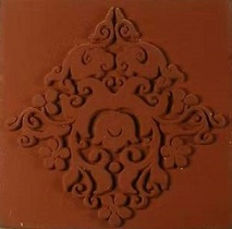 Judikins - Damask Cube Rubber Stamp Block - Image 3