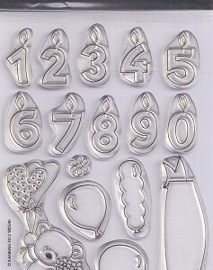 Kanban - Birthday Clear Acrylic A6 Stamps