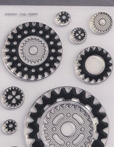 Kanban - Cogs Acrylic Stamp Set