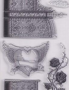 Kanban Heavenly Ornate Acrylic Stamp Set