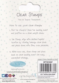 Me To You - Easter Clear Acrylic Stamp - Image 3