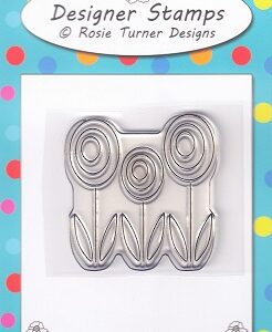 Rosie Turner - Flowers Trio Stamp