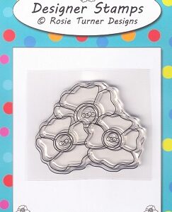 Rosie Turner - Pansies Trio Stamp