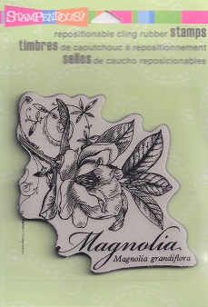 Stampendous! - Botanical Magnolia Cling Rubber Stamp