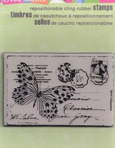 Stampendous! - Butterfly Post Cling Rubber Stamp