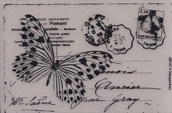 Stampendous! - Butterfly Post Cling Rubber Stamp - Image 3