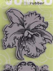 Stampendous! - Jumbo Orchid Cling Rubber Stamps