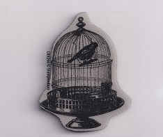 Stampendous! - Vintage Birdcage Cling Rubber Stamp - Image 2