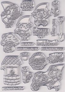 Tonic Studios - Gnome Acrylic Stamp Set