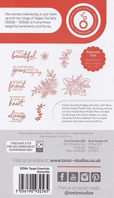 Tonic - Topper Essentials Clear Stamps - Image 3