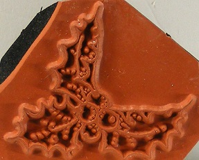 Unbranded - Holly Sprig Foam Mounted Rubber Stamp