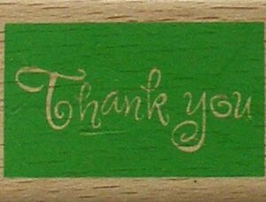 Unbranded - Thank You Rubber Stamp