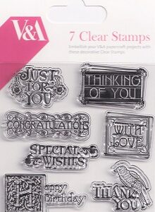 Victoria & Albert - Clear Stamps