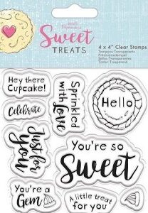 West Design - Sweet Treats Sentiments Stamps