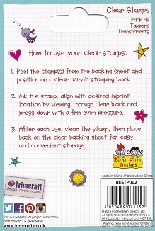 Whiz Kids - Footballer Clear Acrylic Stamp Set - Image 3