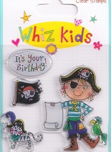 Whiz Kids - Pirate Clear Acrylic Stamp Set