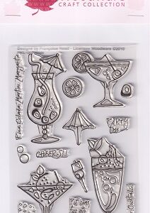 Woodware - Cocktails Clear Stamps