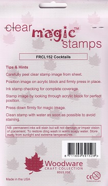 Woodware - Cocktails Clear Stamps - Image 2