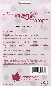 Woodware - Garden Tots Clear Stamps - Image 2