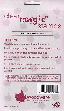 Woodware - School Tots Clear Stamps - Image 2