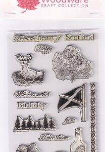 Woodware - Scottish Wishes Clear Stamps