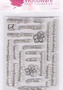 Woodware - Thank You For Clear Stamps