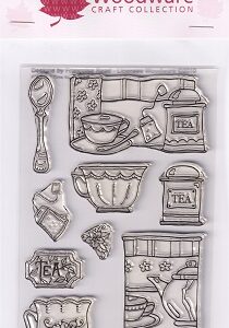Woodware - Time For A Cuppa Clear Stamps
