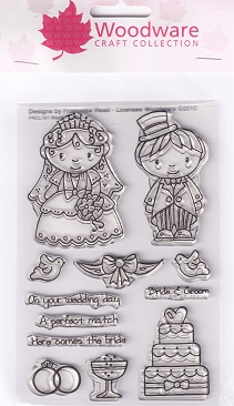 Woodware - Wedding Tots Clear Stamps